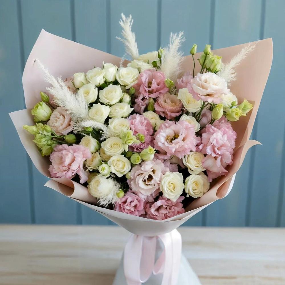 Букет цветов из: Альстромерии и Розы в Первомайском Оренбургская область