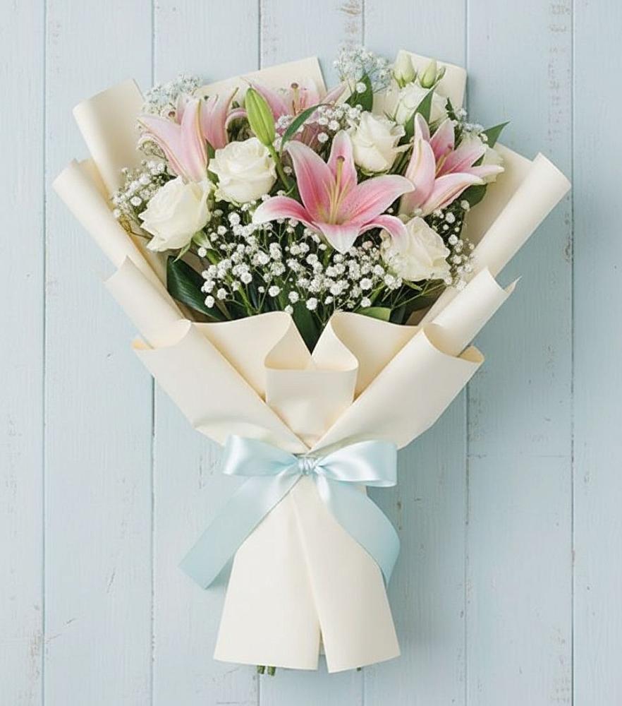 Букет цветов из: Лилии в Первомайском Оренбургская область