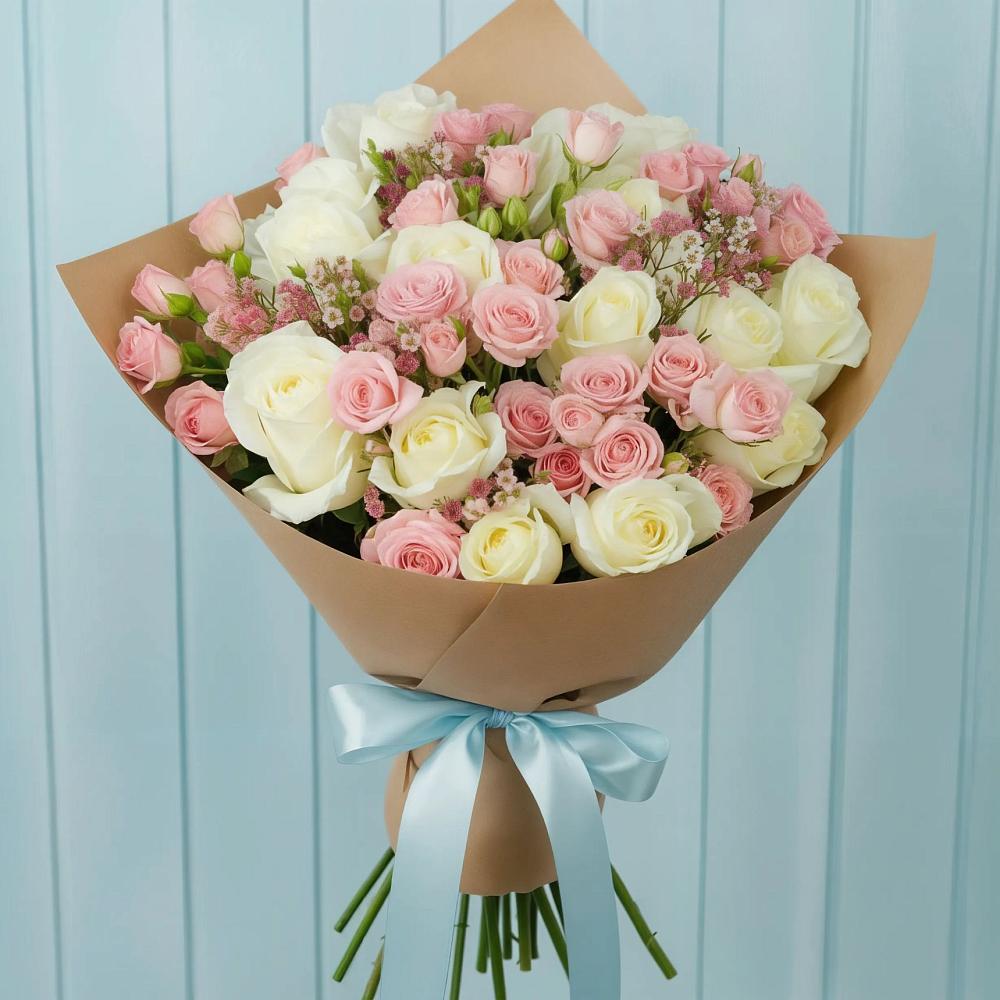 Букет цветов из: Розы в Первомайском Оренбургская область