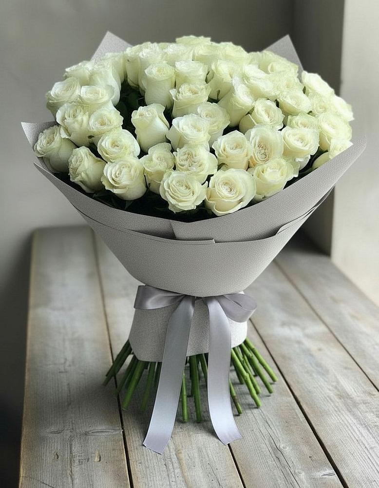 Букет 35 Белых роз в Первомайском Оренбургская область