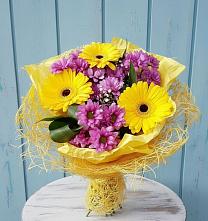 Букет цветов из:  Хризантемы и Герберы в Первомайском Оренбургская область