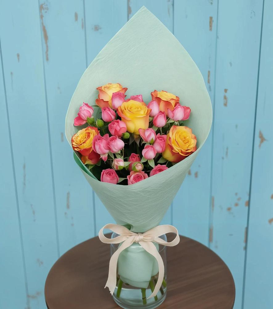 Букет цветов из: Розы в Первомайском Оренбургская область