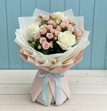 Букет цветов из:  Розы в Первомайском Оренбургская область
