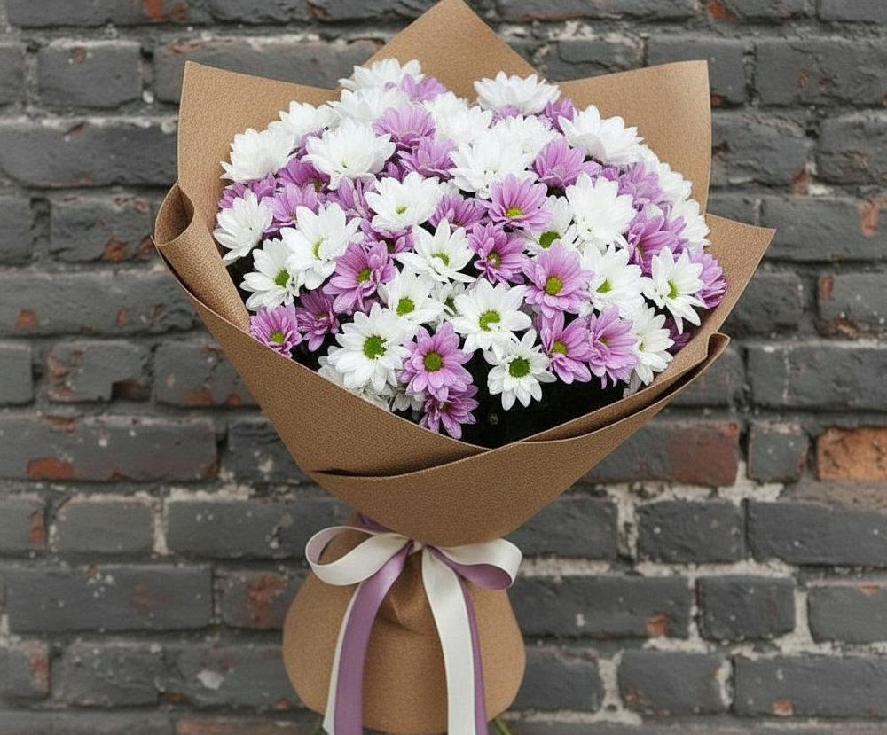 Букет цветов из: Хризантемы в Первомайском Оренбургская область