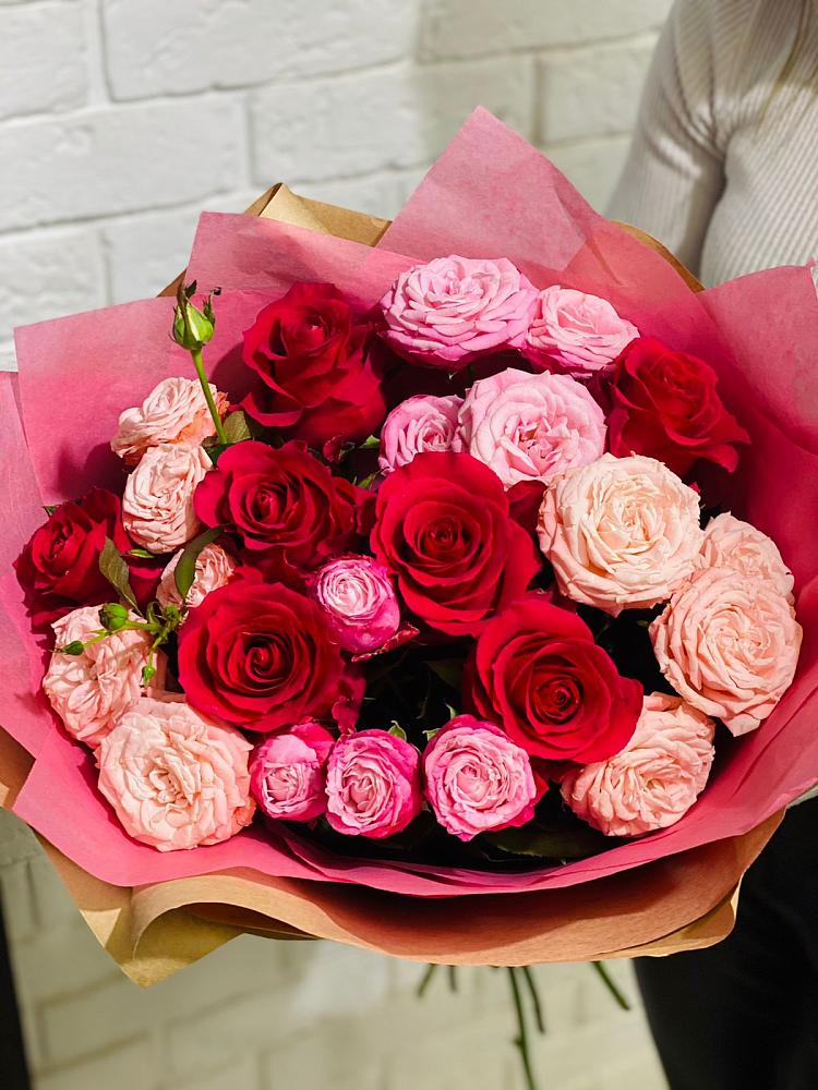 Букет цветов из: Розы в Первомайском Оренбургская область