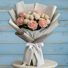 Букет цветов из:  Розы в Первомайском Оренбургская область