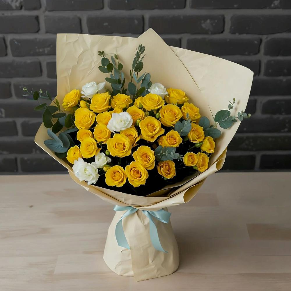 Букет цветов из: Розы в Первомайском Оренбургская область