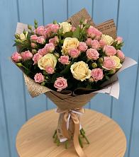 Букет цветов из:  Розы в Первомайском Оренбургская область