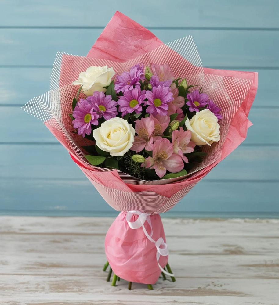 Букет цветов из: Герберы в Первомайском Оренбургская область