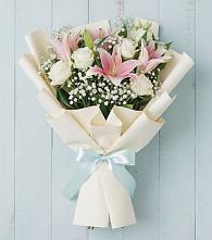 Букет цветов из:  Лилии в Первомайском Оренбургская область