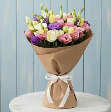 Букет цветов из:  Лизиантусы в Первомайском Оренбургская область