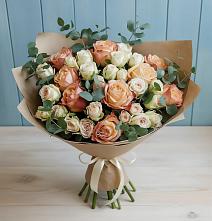 Букет цветов из:  Альстромерии и Розы в Первомайском Оренбургская область